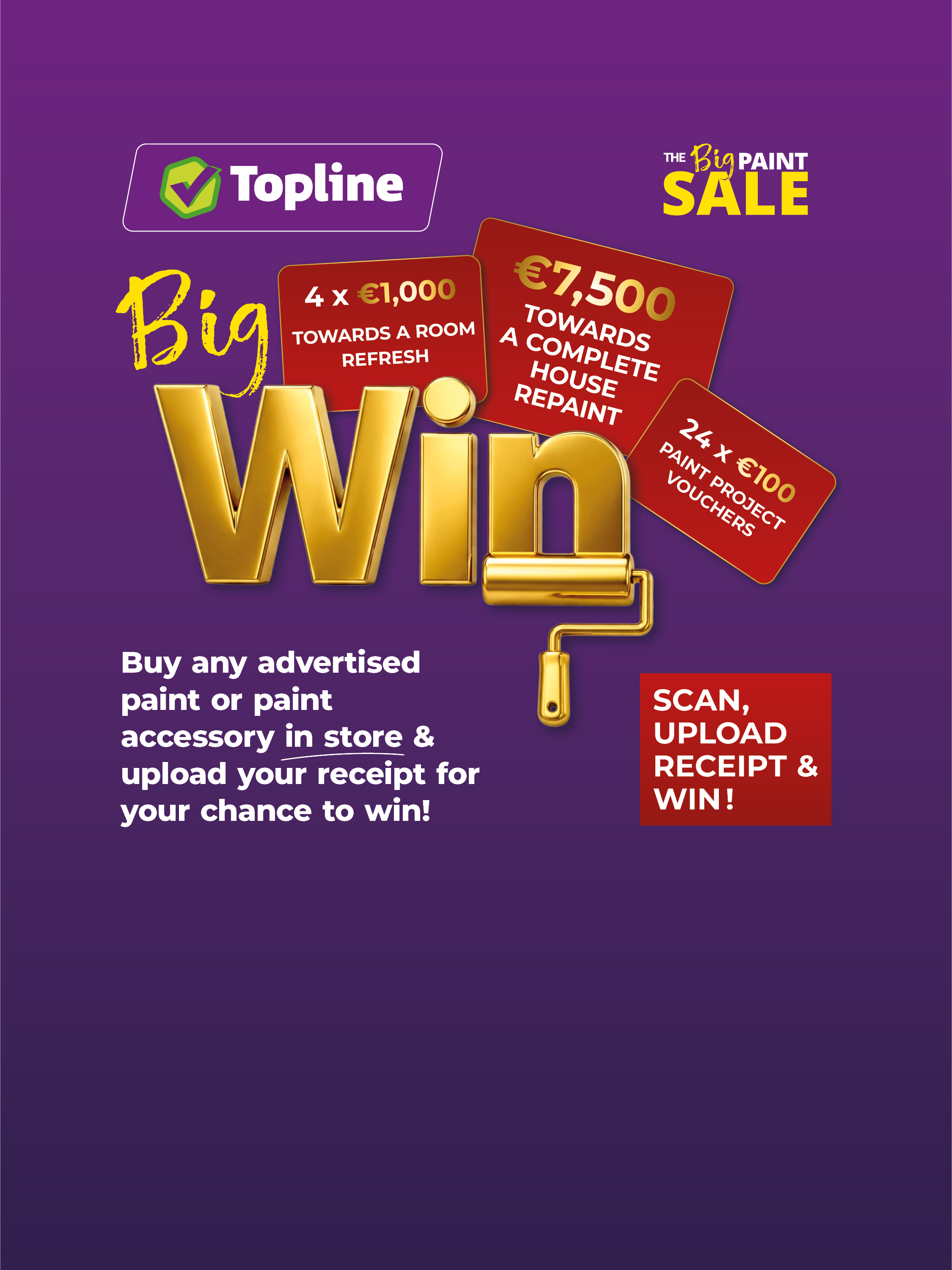 The Paint Sale 2026 - WIN €7,500 with Topline