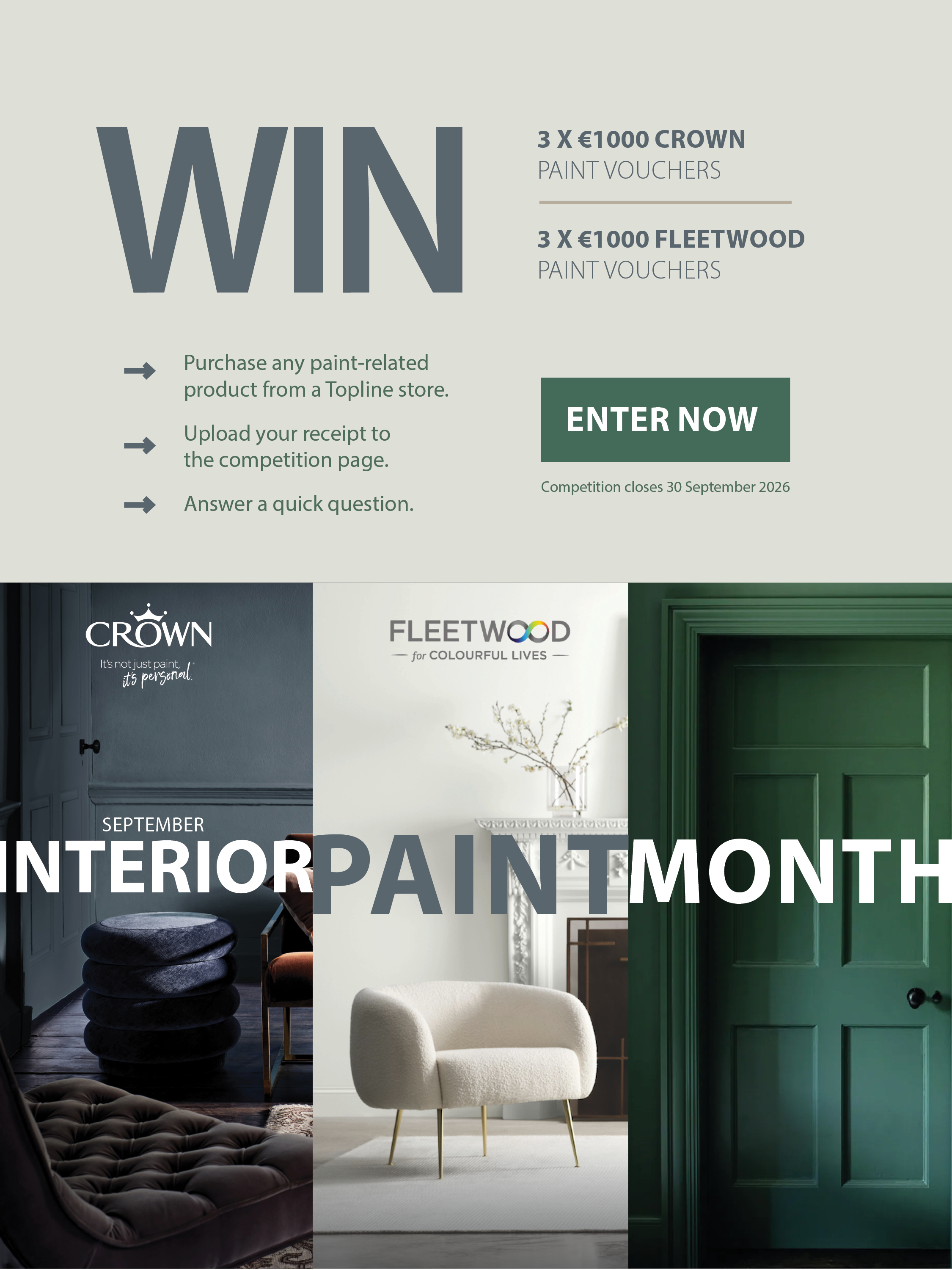 September Interior Paint Month